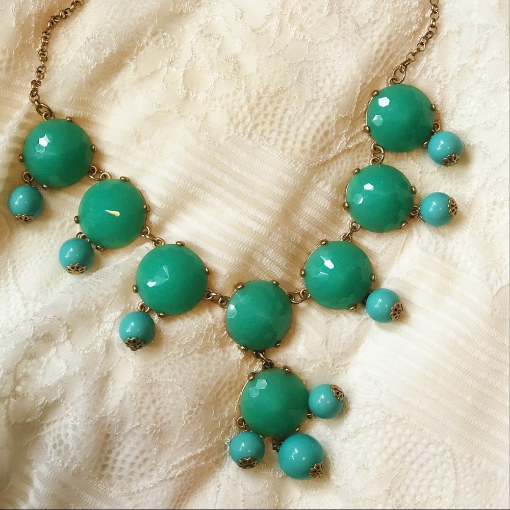 Green Bauble Necklace